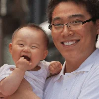 Paul Deleon and baby