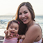 Carrie Mellor with her baby