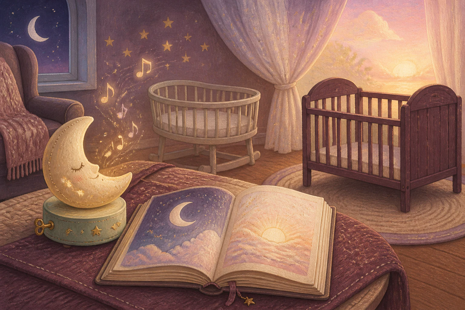 A nursery still life represents the three companion resources.