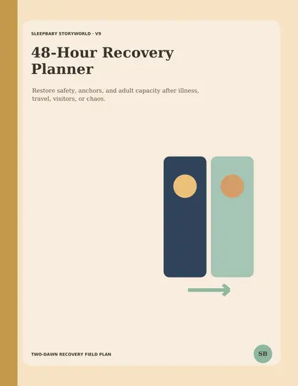 48-Hour Recovery Planner illustrated guide cover
