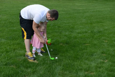Tips for Taking Your Baby to the Driving Range
