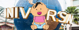 baby at universal studios