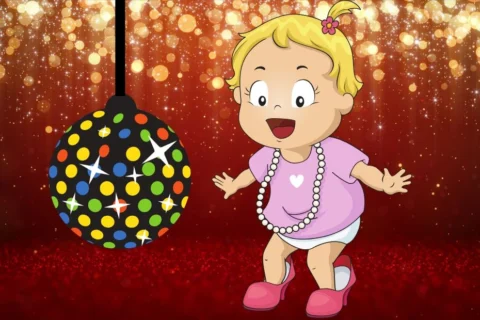 baby obsessed with lights