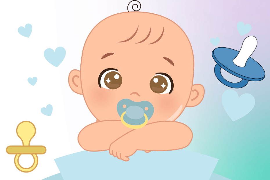 baby and pacifiers
