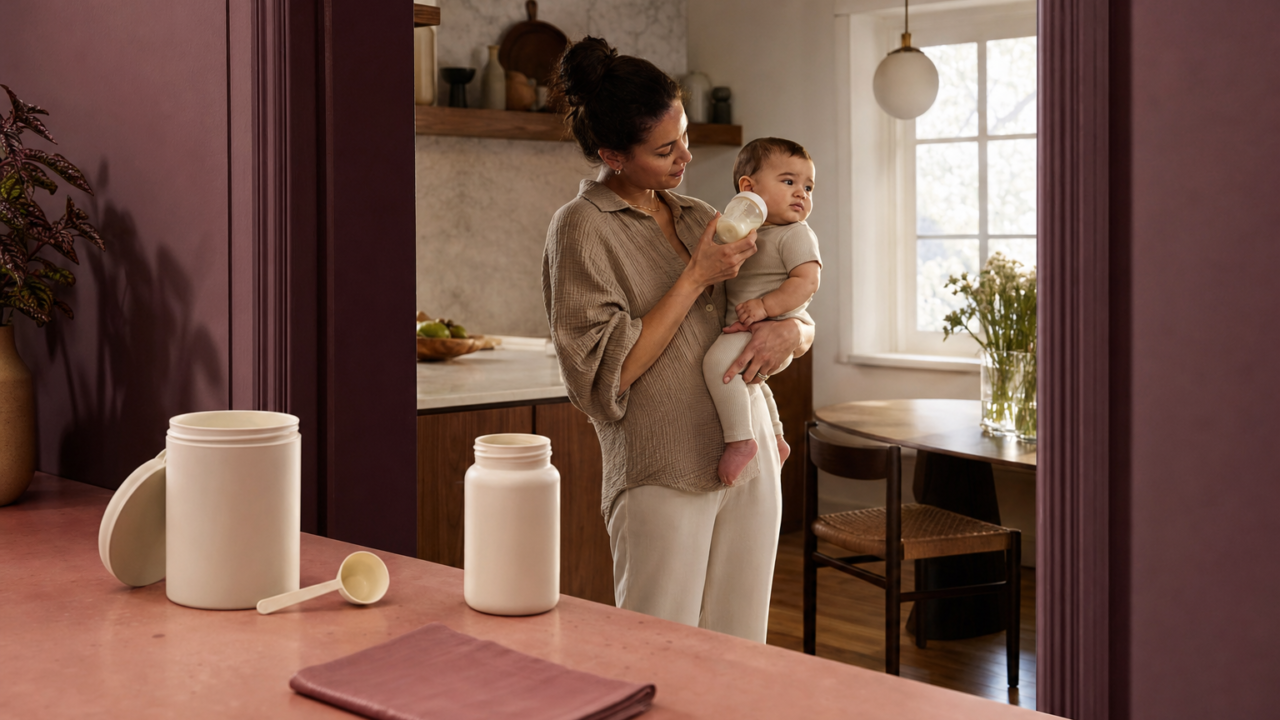 Editorial scene illustrating when your baby doesn't like enfamil formula: addressing the challenge in a bright home setting.