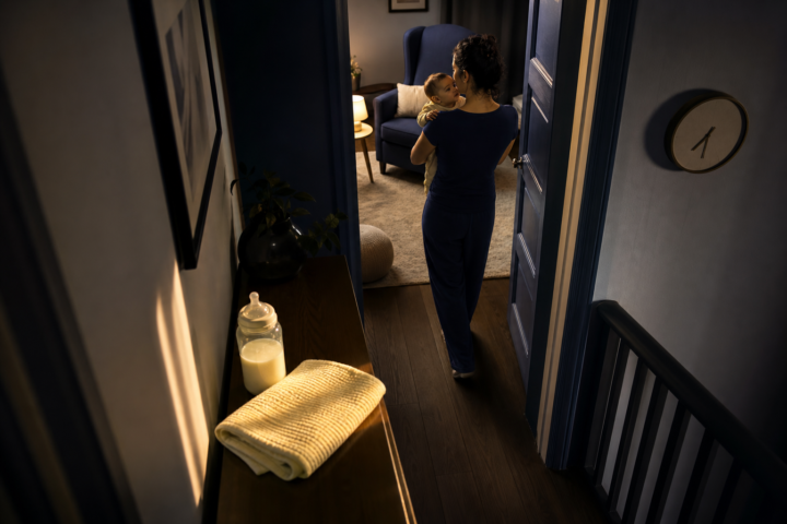 Editorial scene illustrating why does my baby only wake up to eat? strategies and solutions in a bright home setting.