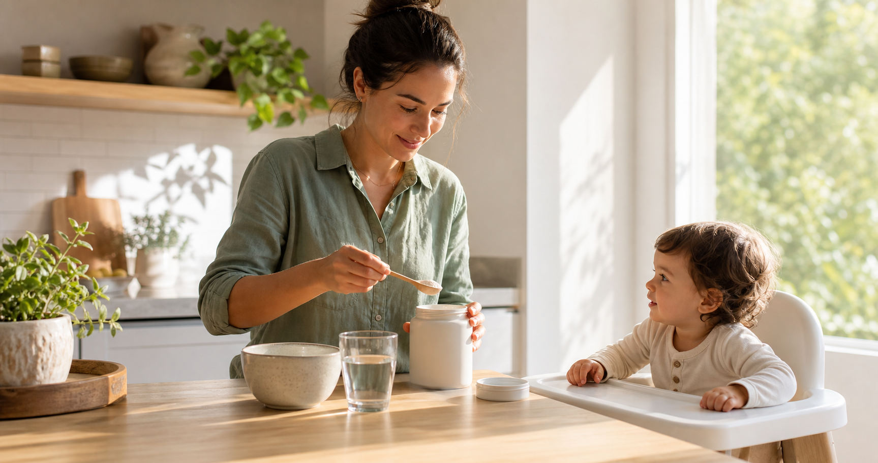 Editorial scene illustrating can i give my child natural calm? a comprehensive guide in a bright home setting.