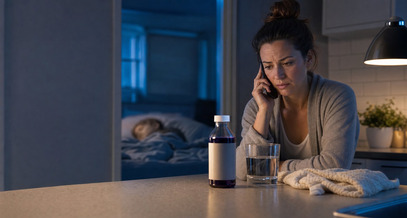 Editorial scene illustrating understanding nyquil for kids: a comprehensive guide in a bright home setting.