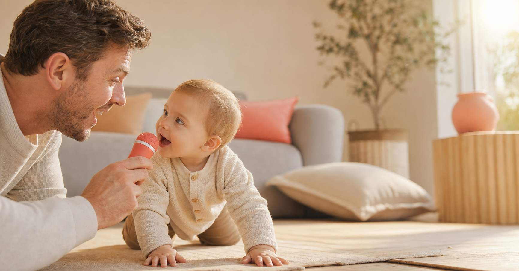 Editorial scene illustrating my baby stopped saying mama: what can it mean and what can you do? in a bright home setting.