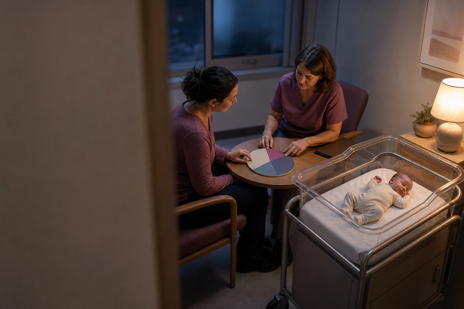 Editorial scene illustrating understanding the sleep schedule for preemies: your comprehensive guide in a bright home setting.