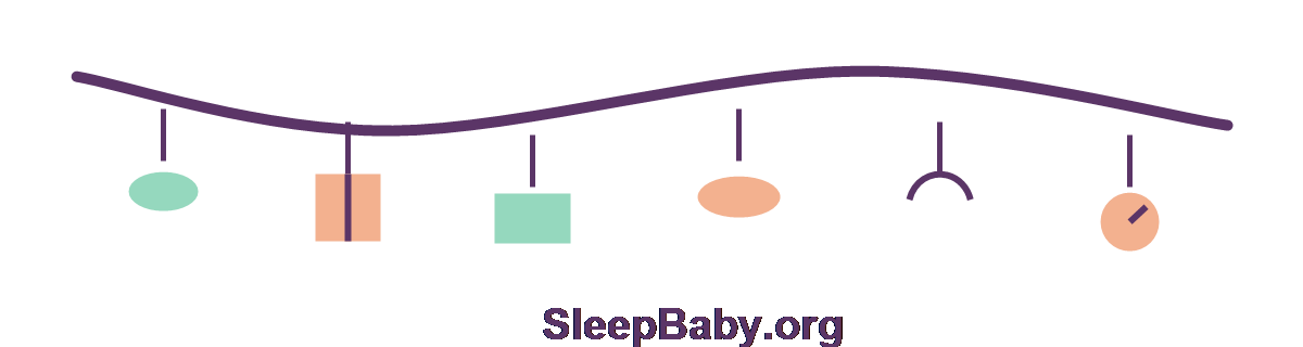One-nap editorial ribbon with lunch bowl, book, drawn shade, nap cloud, toddler sock, and quiet-room lamp symbols
