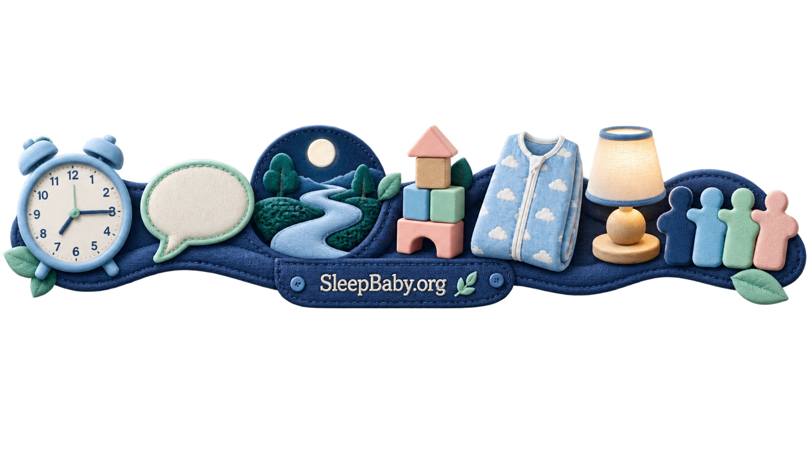 Four kinds of evidence for a toddler sleep schedule Actual sleep, settling effort, night continuity and next-day play connect along a dusk teaching rail