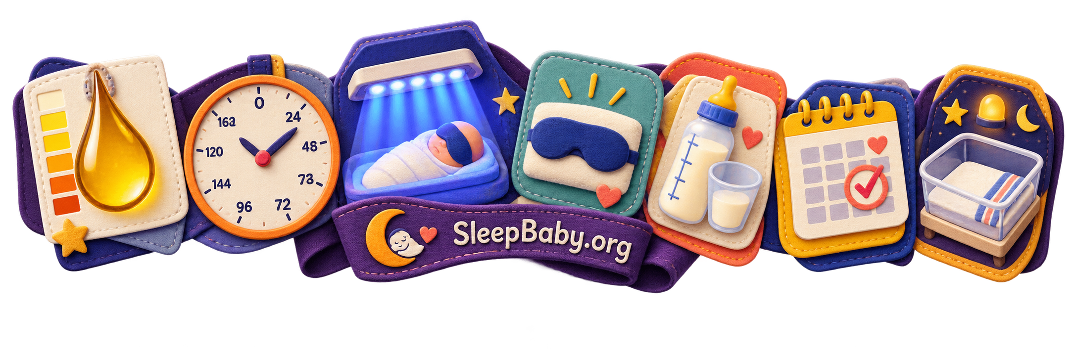 Indigo measurement rail with bilirubin card, age clock, prescribed light, eye protection, feeding support, recheck, and bassinet