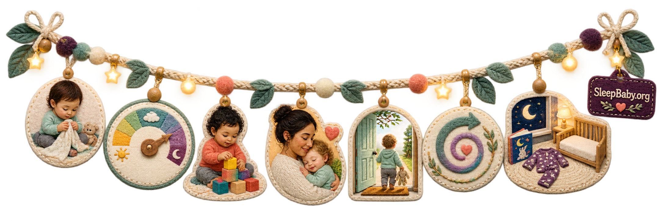 Charm ribbon links blanket comfort with flexibility, play, caregiver connection, transitions, recovery, and a bedtime routine.