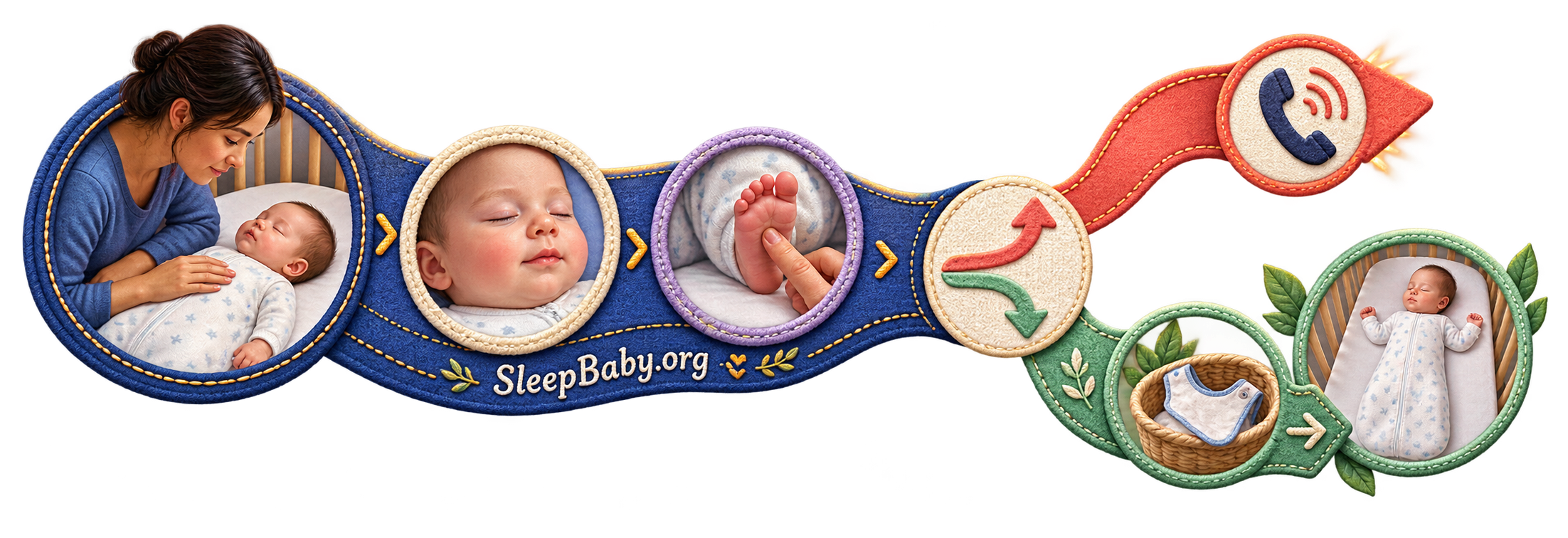 Breathing, color and response decision fork Decision rail checks breathing, color and response before a phone exit or bib-off bare crib