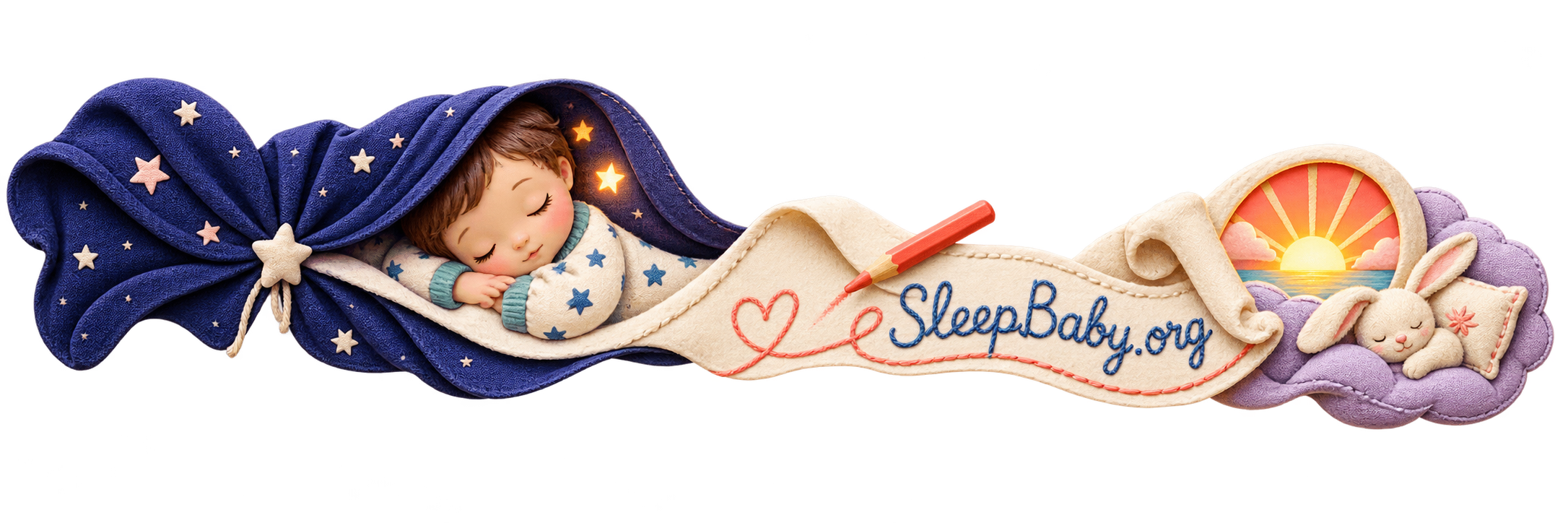 A fabric teaching rail connects a sleep curtain, observation pencil, dawn, and nap cues.