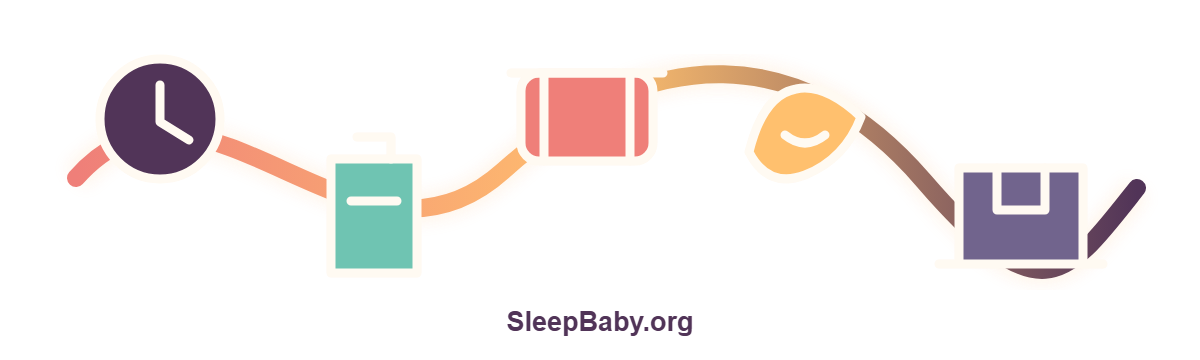 Looped rail shows practical reasons to wake a baby from a long nap.