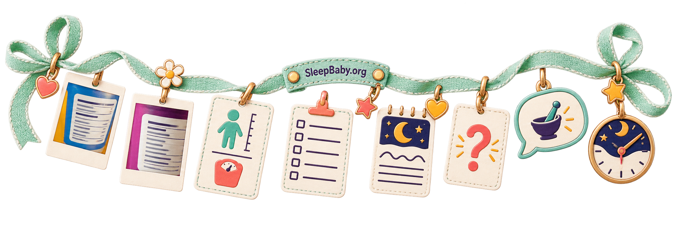 Magnesium gummy label photos connect with child context, medicine list, sleep notes, and a clinician question.