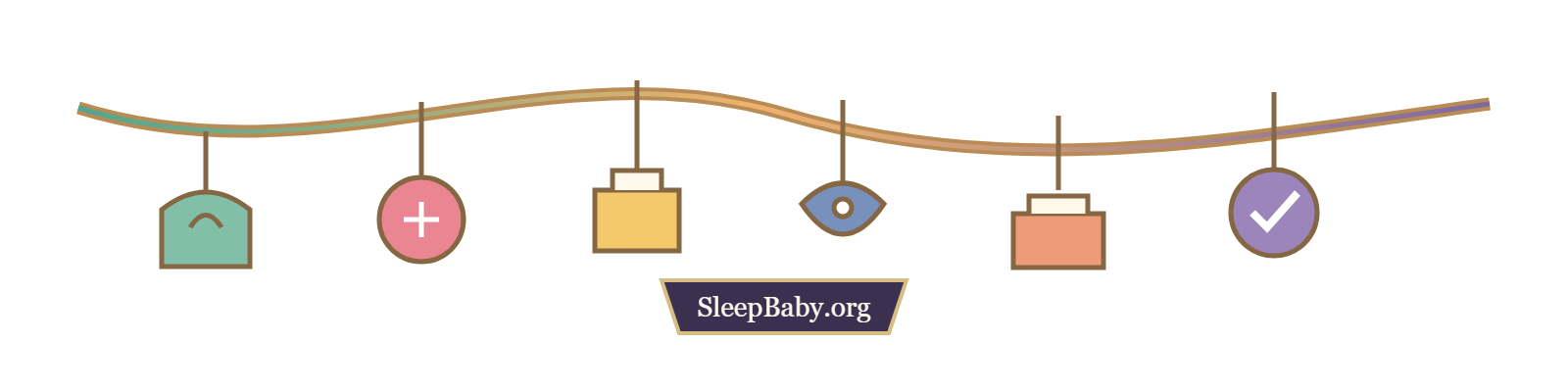 Transparent teaching rail linking health, breathing, nap timing and bedtime clues