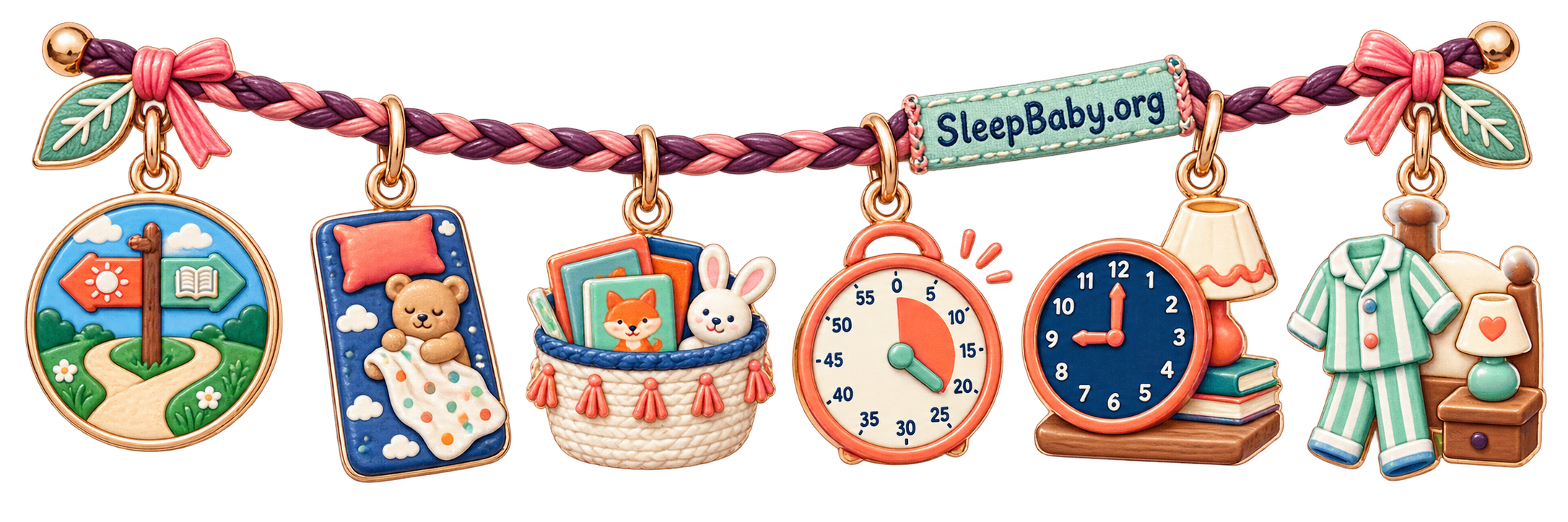Transparent teaching rail comparing a short preschool nap with quiet time and an earlier bedtime
