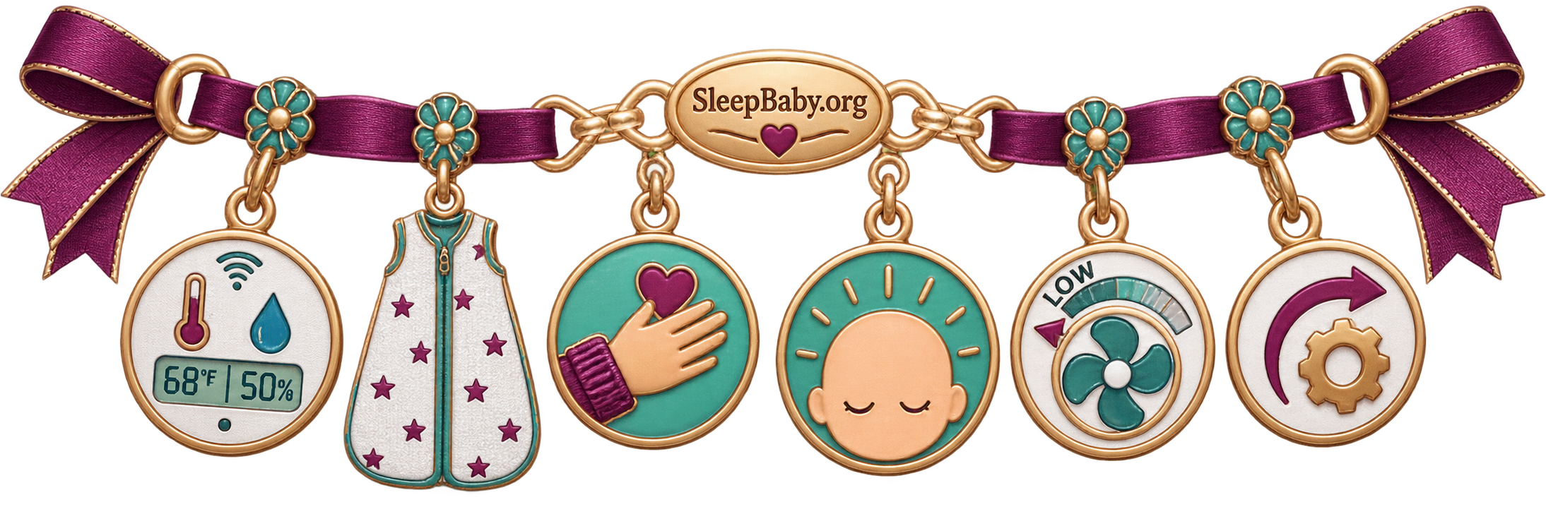 Room sensor, light sleep clothing, chest check, uncovered head, and low fan speed charm rail