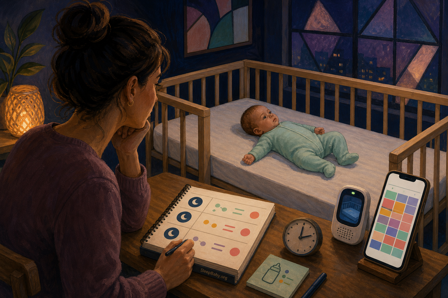 Wonder Weeks dates compared with observed baby sleep